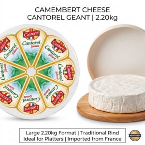 Camembert Cheese Cantorel Geant 2.20kg