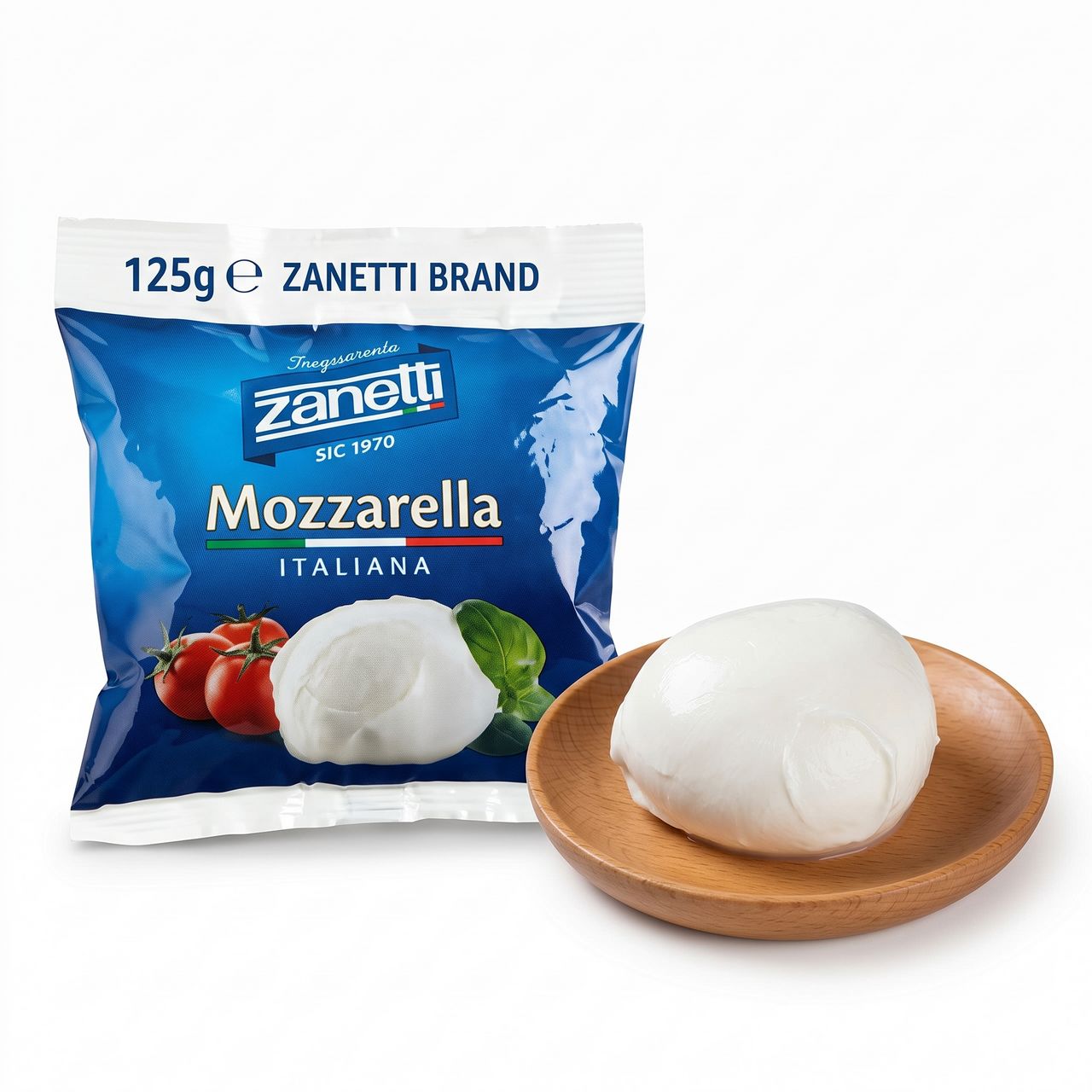 Cheese Mozzarella Baby 125g - Zanetti Brand